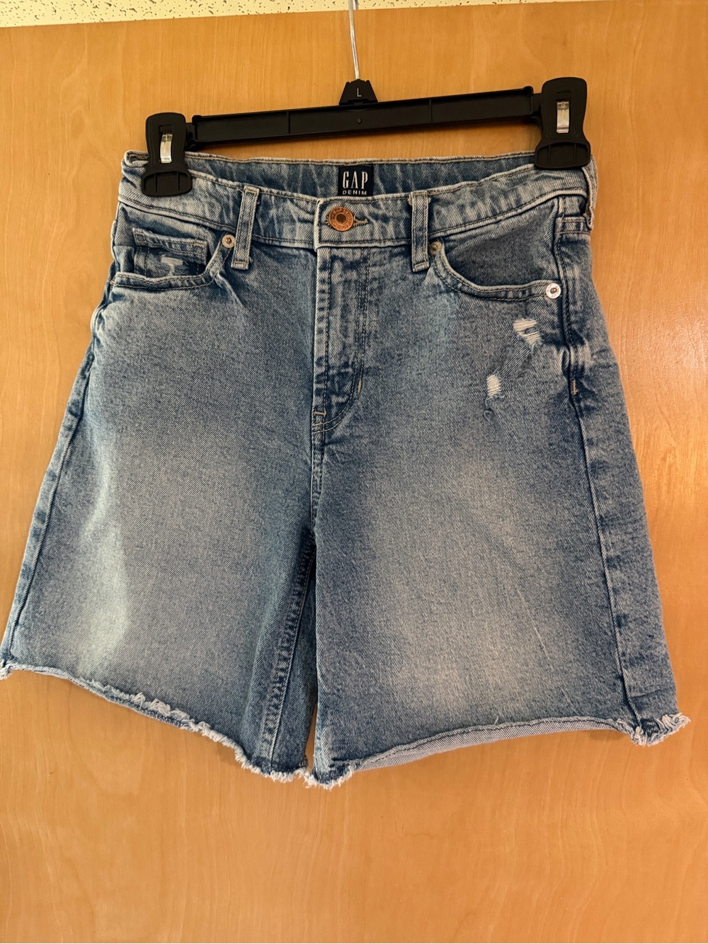 GAP Light Wash 90s loose Bermuda shorts